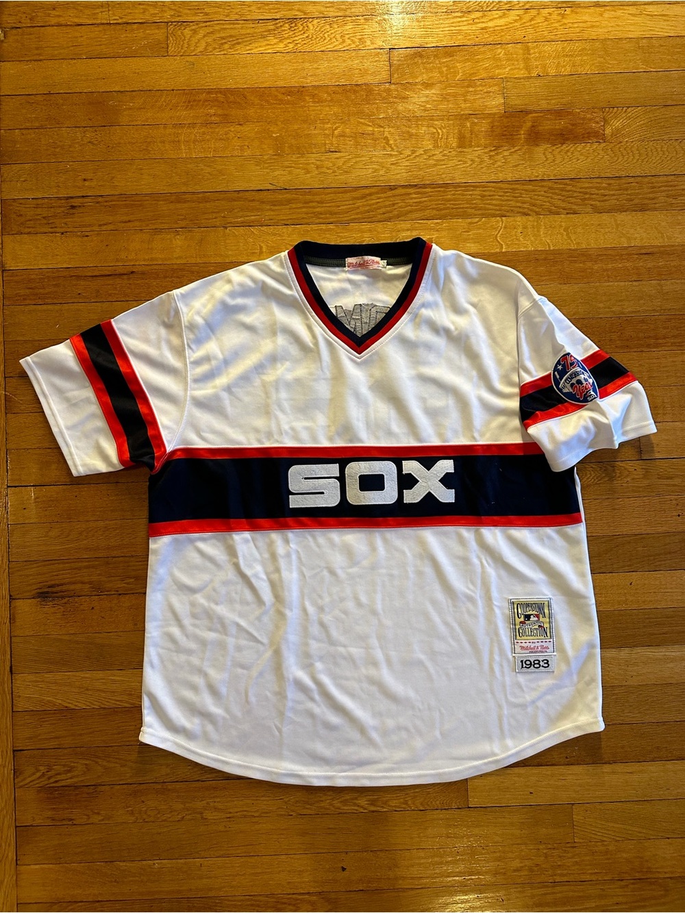 MITCHELL & NESS FRANK THOMAS RETRO CHICAGO WHITE SOX JERSEY COOPERSTOWN Sz 56